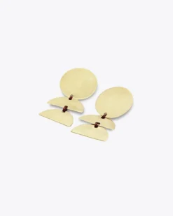 Nisolo Upcycled Brass Sunset Earrings