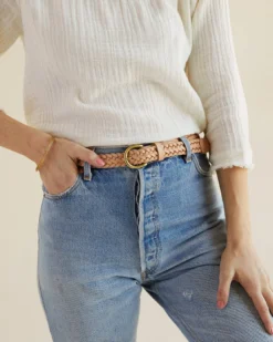 Nisolo Women's Talia Braided Belt - Natural Best Sellers