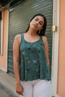 No Nasties Ramona Flared Tank Top Clothing