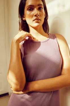 No Nasties Clothing Grape Racerback Midi Dress