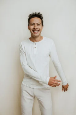 No Nasties Men's Henley Shirt - Manchester