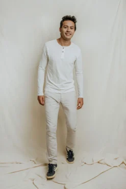 No Nasties Men's Henley Shirt - Manchester