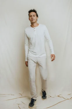 No Nasties Men's Henley Shirt - Manchester