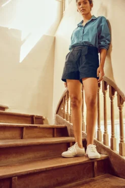 No Nasties Indigo High-Rise Shorts 8 No Nasties Indigo High-Rise Shorts