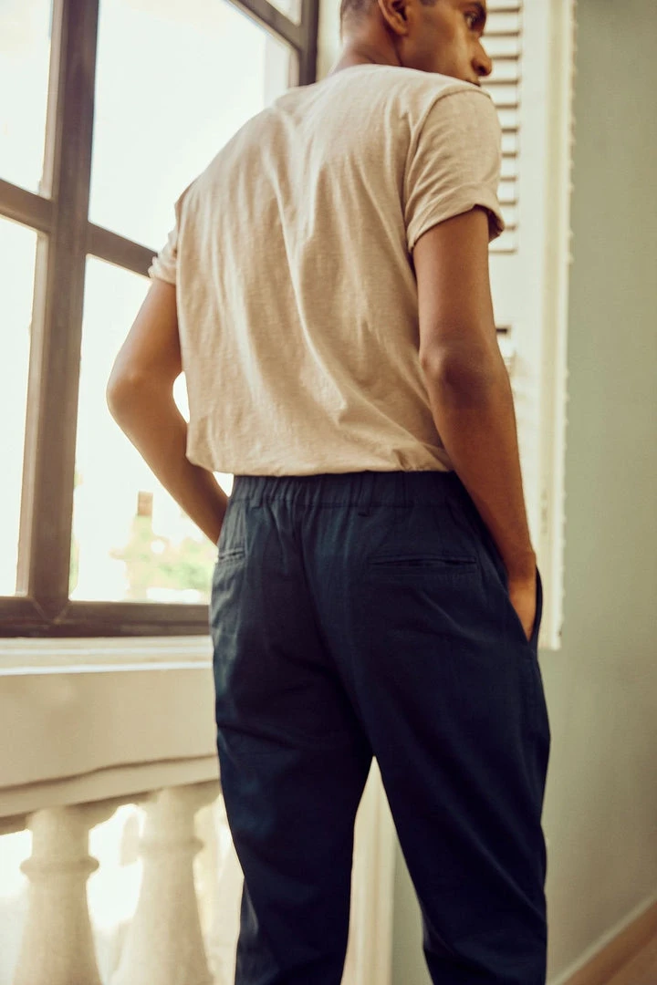 No Nasties Men's Indigo Tapered Pants 6 No Nasties Men's Indigo Tapered Pants