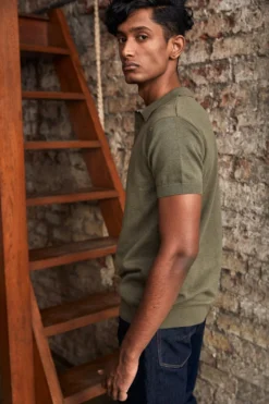 No Nasties Men's Knit Polo Shirt