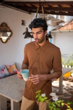 No Nasties Men's Alonso Knit Shirt Best Sellers