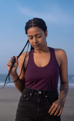 No Nasties Velsao Racerback Tank Top Clothing