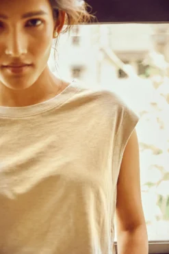 No Nasties Sand Muscle Tee