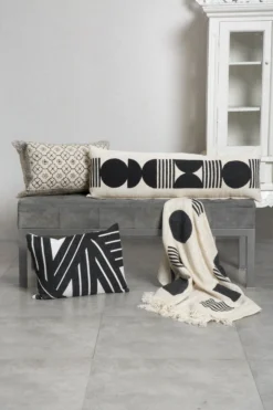 Casa Amarosa Noir Celestial XL Lumbar Pillow Cover