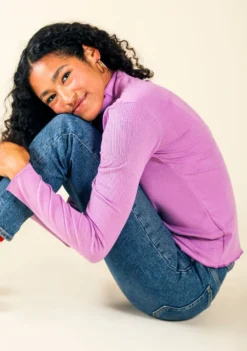 Poplinen Clothing Norma Modal Ribbed Turtleneck