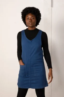 North Of West Caroline Upcycled Jumper Dress - Midnight