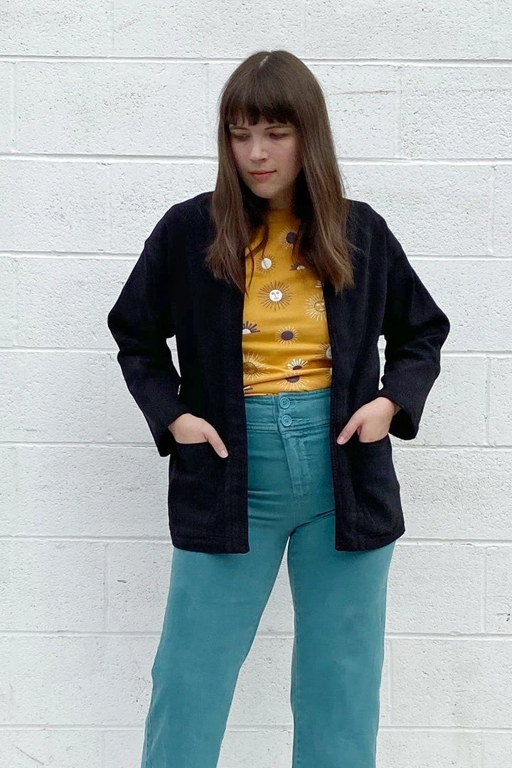 North Of West Sale Christine Tencel Jacket - Black 3 North Of West Sale Christine Tencel Jacket - Black