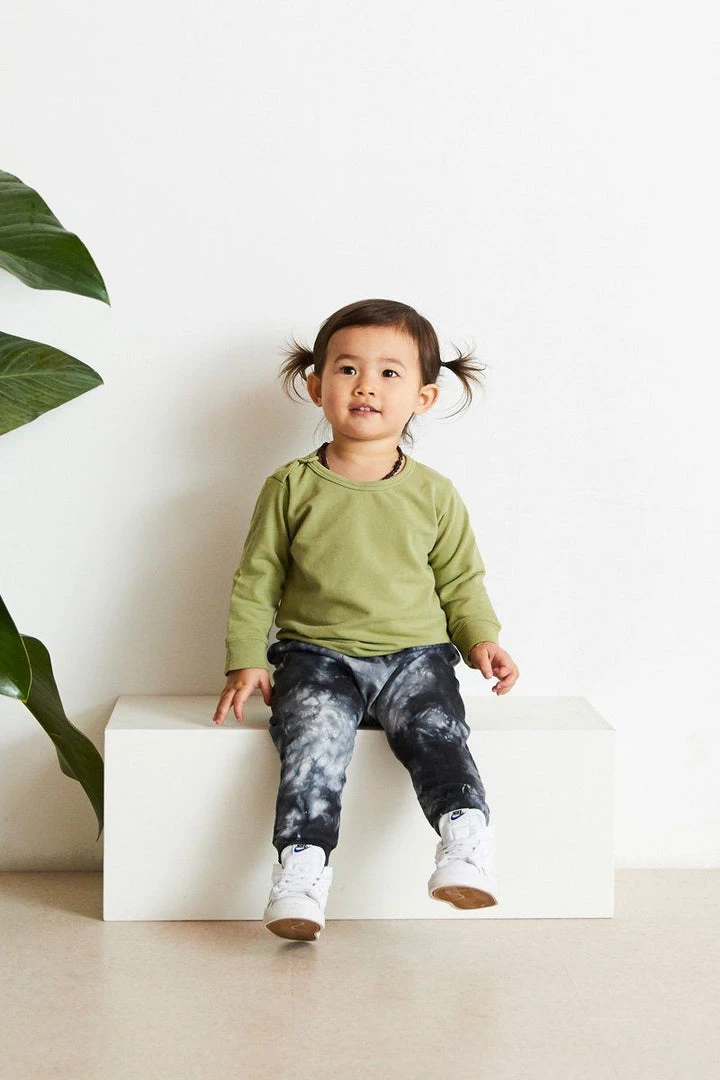 North Of West Baby's Upcycled Tie Dye Coast Pants - Black 6 North Of West Baby's Upcycled Tie Dye Coast Pants - Black