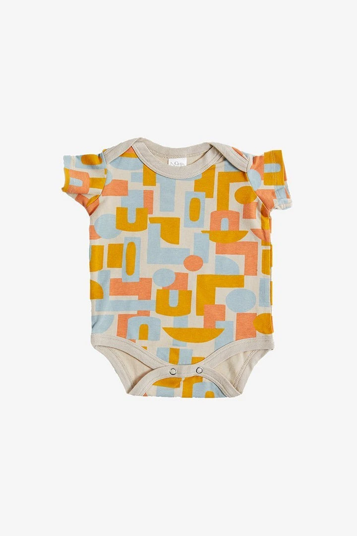 North Of West Baby's Decades Onesie - Fog 3 North Of West Baby's Decades Onesie - Fog