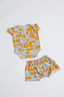 North Of West Baby's Decades Onesie - Fog 7 North Of West Baby's Decades Onesie - Fog