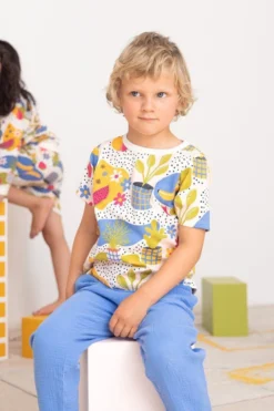 North Of West Kids' Double Cloth Breezy Pants - Adriatic Sale 7 North Of West Kids' Double Cloth Breezy Pants - Adriatic Sale