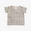 North Of West Sale Kids' Grid Tee - Fog
