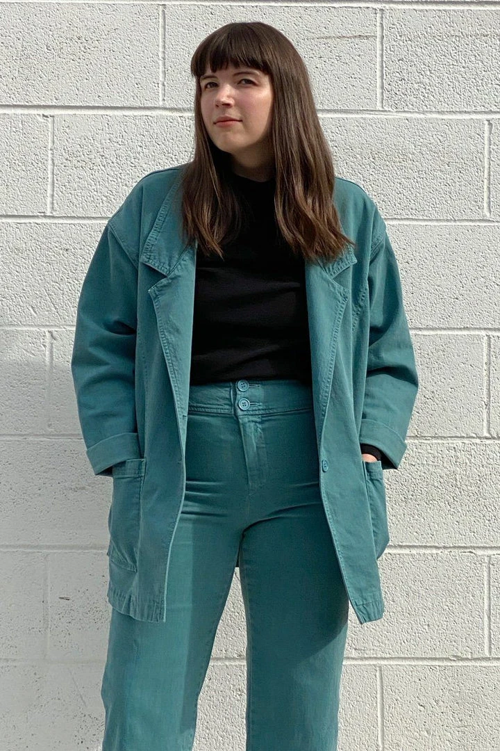 North Of West Leslie Upcycled Jacket - Atlantic 9 North Of West Leslie Upcycled Jacket - Atlantic