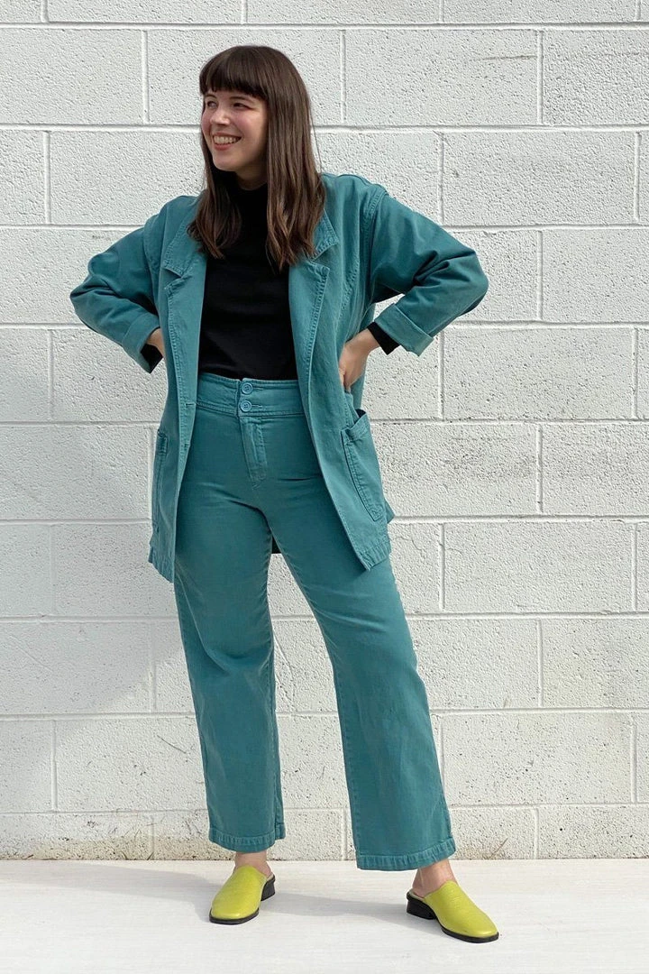 North Of West Leslie Upcycled Jacket - Atlantic 6 North Of West Leslie Upcycled Jacket - Atlantic