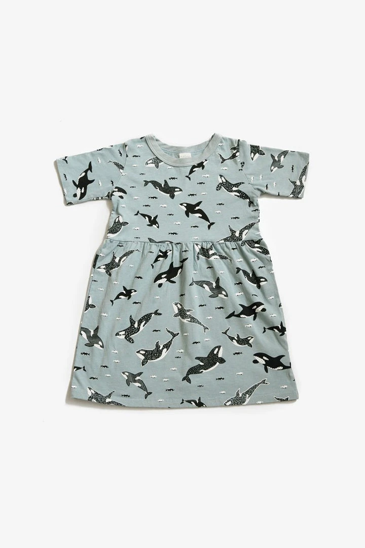North Of West Kids' Orcas Dress - Sea Mist 3 North Of West Kids' Orcas Dress - Sea Mist
