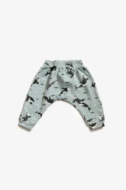 North Of West Sale Baby's Orcas Harem Pants - Sea Mist