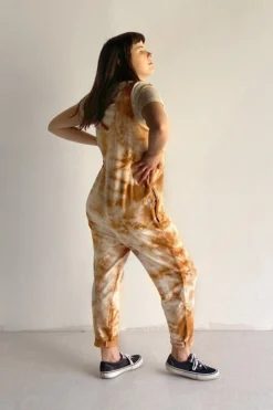 North Of West Parker Tie Dye Jumpsuit - Amber Sale 21 North Of West Parker Tie Dye Jumpsuit - Amber Sale