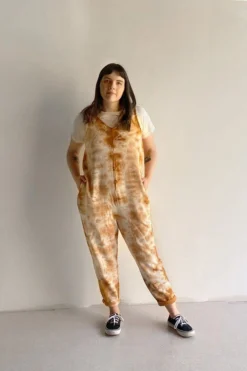 North Of West Parker Tie Dye Jumpsuit - Amber Sale 15 North Of West Parker Tie Dye Jumpsuit - Amber Sale