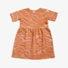 North Of West Kids' Snake Rainbow Dress - Sunset
