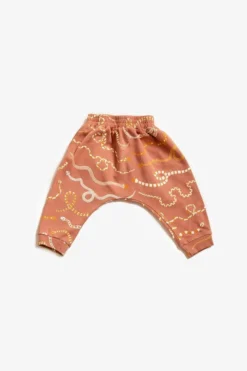 North Of West Kids' Snake Rainbow Harem Pants - Sunset Sale