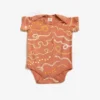 North Of West Kids' Snake Rainbow Onesie - Sunset