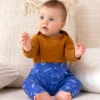 North Of West Baby's Squiggles Harem Pants - Azure