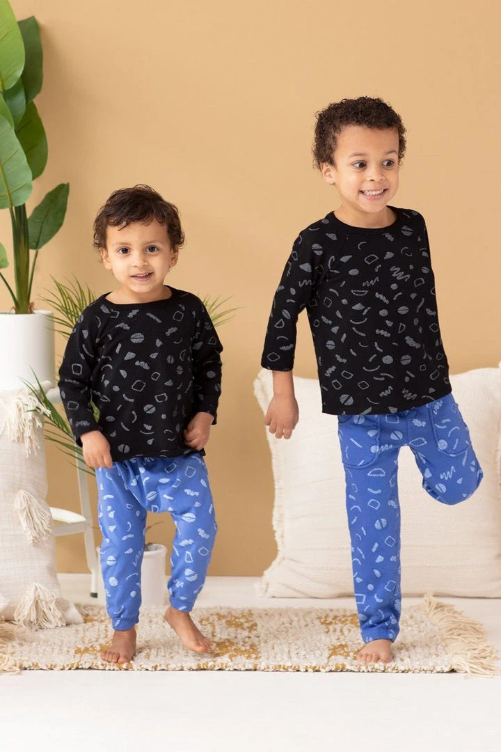 North Of West Kids' Squiggles Traveler Sweatpants - Azure Sale 9 North Of West Kids' Squiggles Traveler Sweatpants - Azure Sale