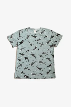 North Of West Taylor Orcas Tee - Sea Mist Sale