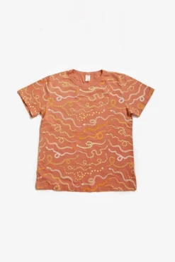 North Of West Taylor Snake Rainbow Tee - Sunset Sale