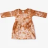 North Of West Kids' Tie Dye Long Sleeve Dress - Amber 1 North Of West Kids' Tie Dye Long Sleeve Dress - Amber