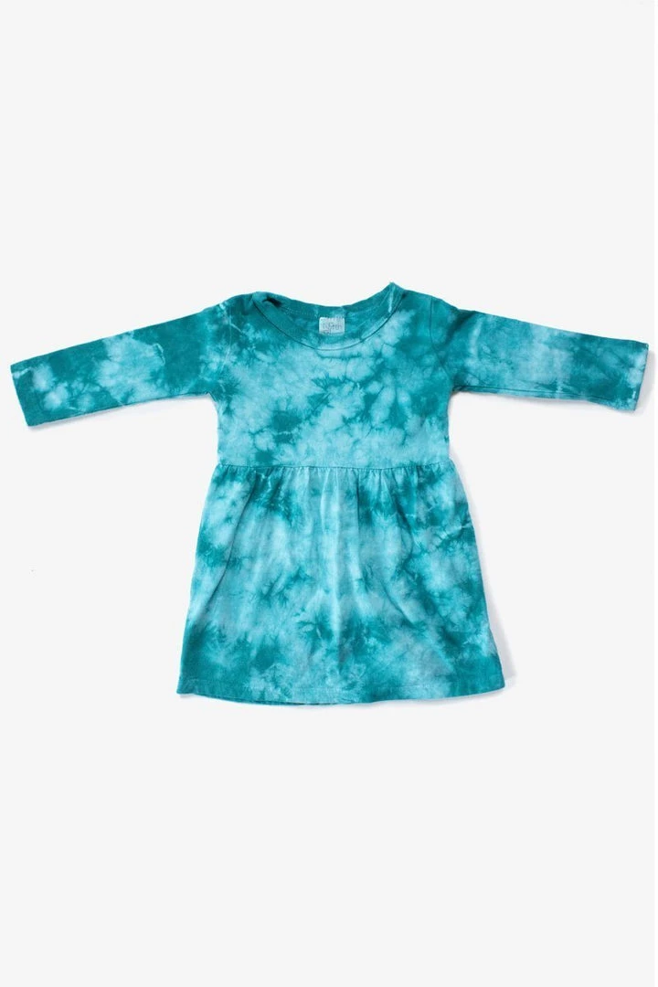 North Of West Kids' Tie Dye Long Sleeve Dress - Atlantic Sale 3 North Of West Kids' Tie Dye Long Sleeve Dress - Atlantic Sale