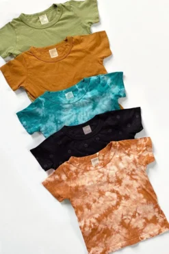 North Of West Kids' Tie Dye Tee - Amber
