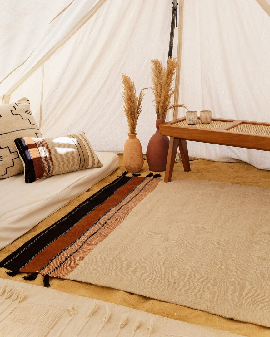 Kiliim Oasis Wool Runner / Rug Home Goods 4 Kiliim Oasis Wool Runner / Rug Home Goods