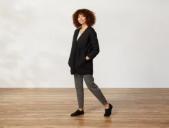 Coyuchi Olema Quilted House Robe