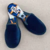 ONE432 Shoes Upcycled Velvet Unisex Slippers - Begum Electric