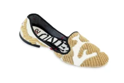 ONE432 Women's Camou Recycled Jutti Loafer - Bullion