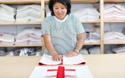 Aplat Couvre-Plat Zero Waste Bowl Cover - Chambray Home Goods