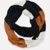 Anchal Accessories Stripe Infinity Scarf - Camel