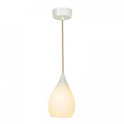 Ameico Drop One Small Pendant - White Matte Lighting