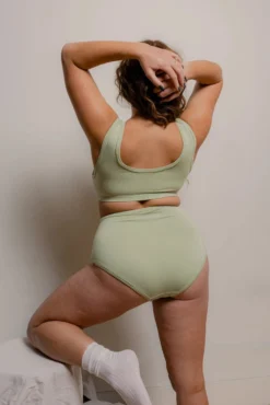 Made Trade Sales 55 Mary Young Sustainable Materials Orly Bamboo High Brief Underwear