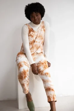 North Of West Parker Tie Dye Jumpsuit - Amber Sale 18 North Of West Parker Tie Dye Jumpsuit - Amber Sale