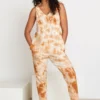 North Of West Parker Tie Dye Jumpsuit - Amber Sale