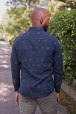 Passion Lilie Men's Admiral Ikat Button Down Shirt