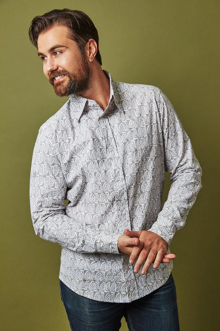 Passion Lilie Men's Campbell Button Down Shirt 3 Passion Lilie Men's Campbell Button Down Shirt